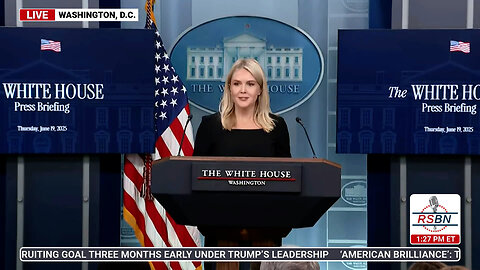 WATCH: White House Press Secretary Karoline Leavitt Holds a Press Briefing - 6/19/25
