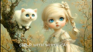 AI CREATED VIDEO OF A LITTLE GIRL AND HER CAT