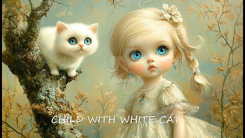 AI CREATED VIDEO OF A LITTLE GIRL AND HER CAT