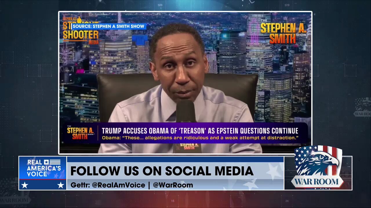 Stephen A. Smith Gives Masterclass On Obama’s Treason And Epstein Documents *** MUST WATCH ***