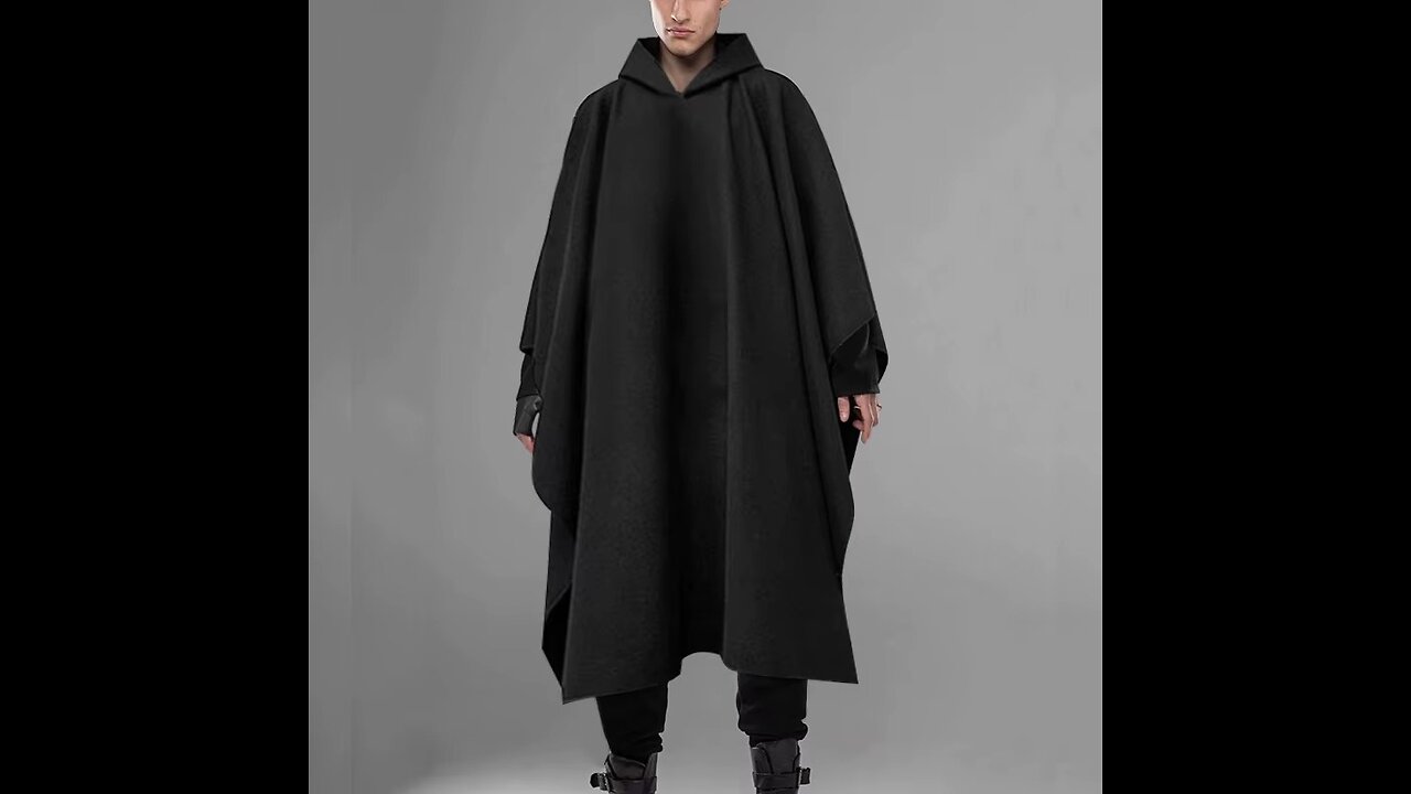 The Windproof Minimalist Techwear Cloak