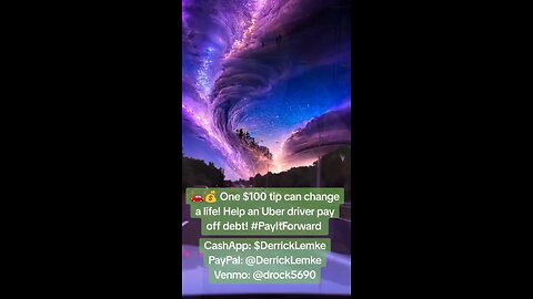 💖 $100 Tip for an Uber Driver's Road to Freedom! 🌟🚗