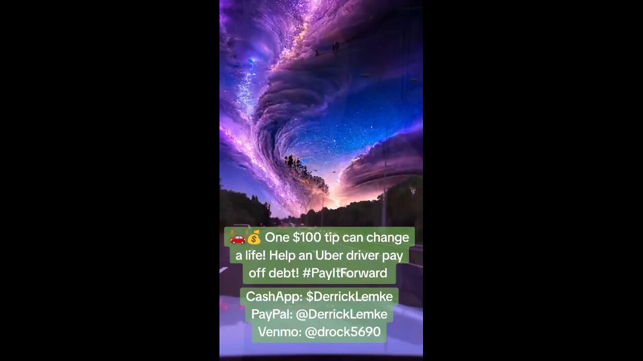 💖 $100 Tip for an Uber Driver's Road to Freedom! 🌟🚗