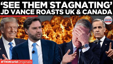 WATCH: JD Vance HUMILIATES UK & Canada in Front of Crowd—Calls Them ‘Weak & Stagnant’! | TN World