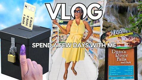 General Election In Jamaica + Dunn's River Falls + Grocery Shopping + Errands