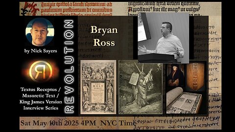 Revolution Debates Live Interviews #13 Bryan Ross (Interview With Nick Sayers)