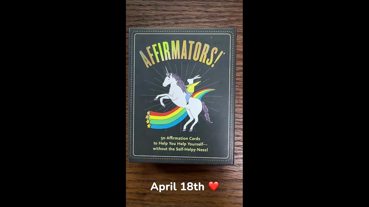 4/18/25 card: worthy