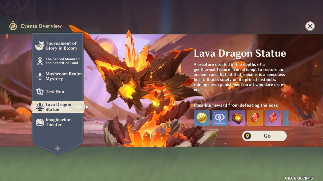 Lava Dragon Statue - Location and Boss - Genshin Impact - Version 5.5