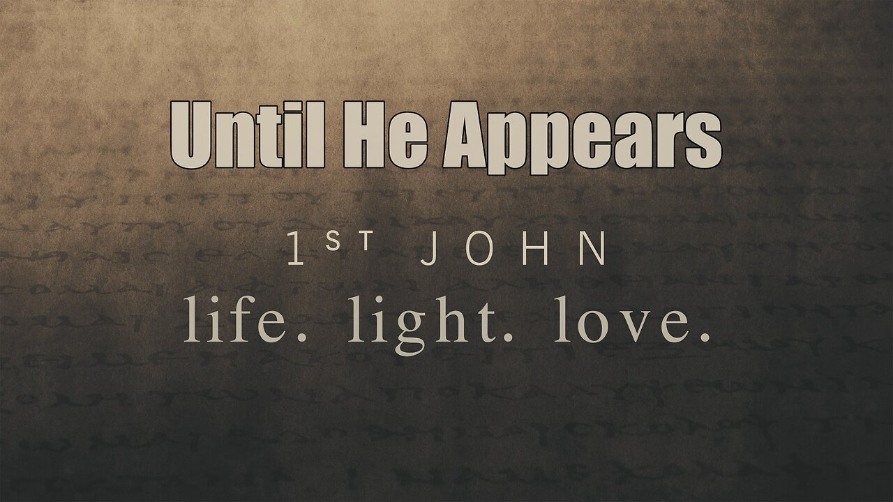 CFC Sunday Sermon - June 8, 2025 - Until HE Appears
