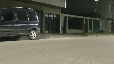 Balloon Creepily Floats Down the Street