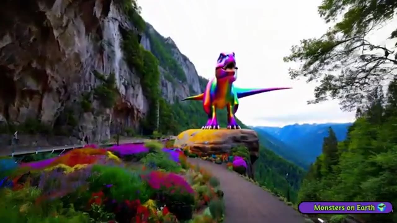 * 3D Monsters - Monsters in the Jungle #animals