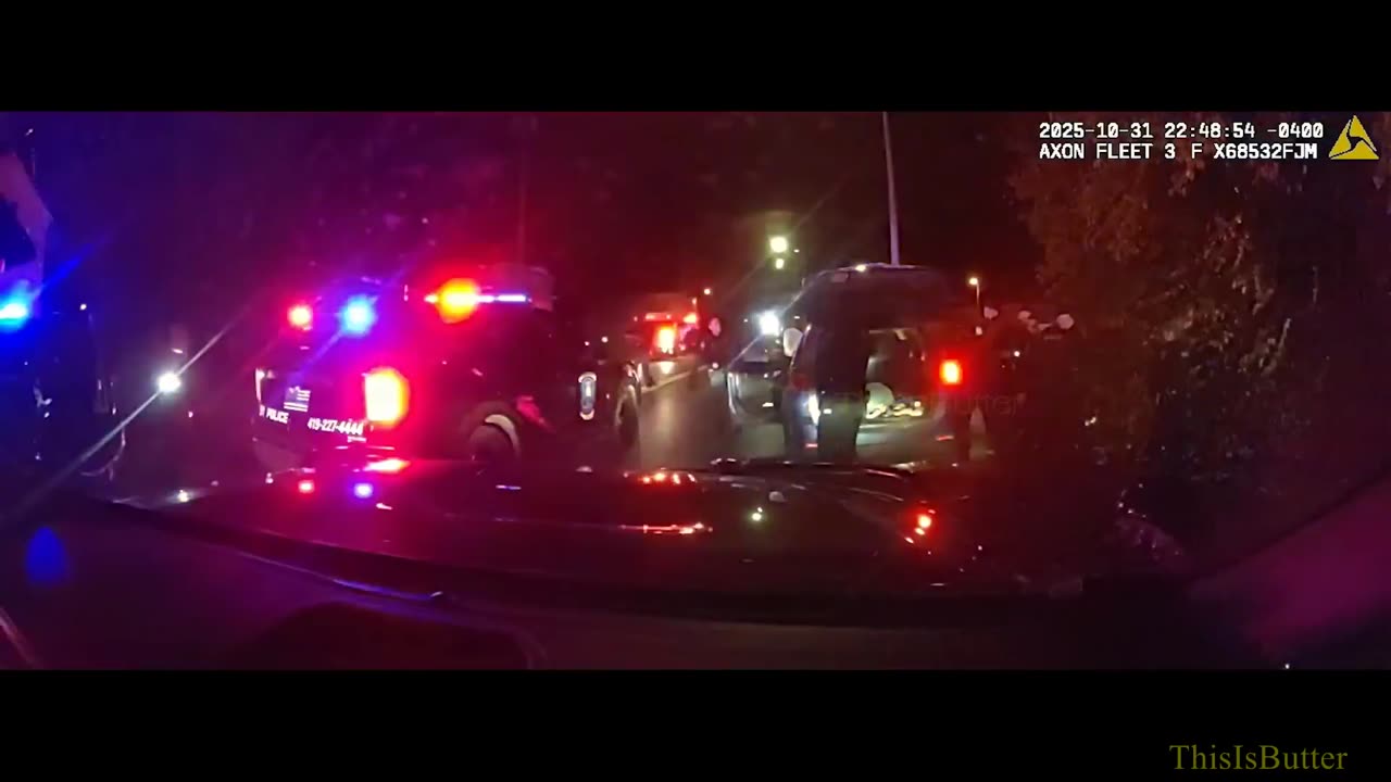 Lima police released footage of a shootout that injured an officer during a traffic stop