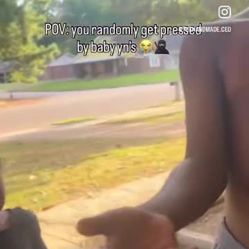 Young N's rob lady in hood