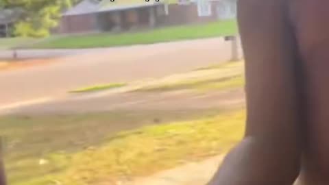 Young N's rob lady in hood