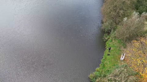 Raubfischangeln im Herbst aktiv vom Ufer Marco auf Raubfischjagd Hecht Barsch Zander