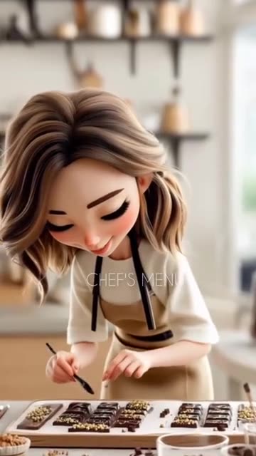 Just a girl, some chocolate, and a dream 🍫💭 Cust