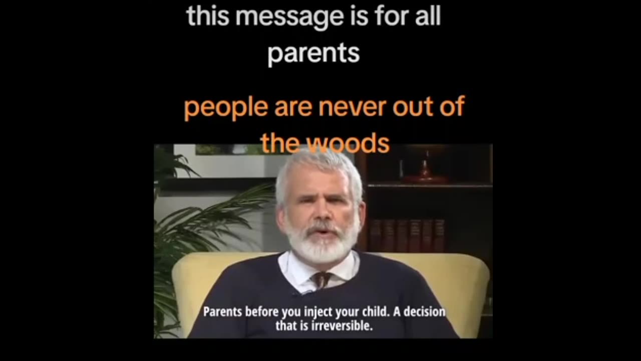 This message is for all parents, Dr Robert Malone, the inventor of the mRNA jab injection