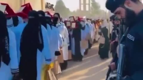 Ceremony in HTS-controlled Idlib indoctrinating women