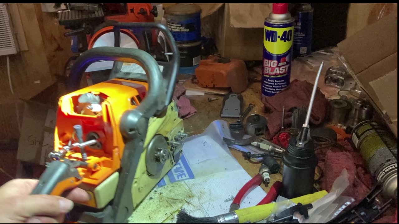 STIHL MS250 for a Buddy, Oil Pump, Throttle Linkage