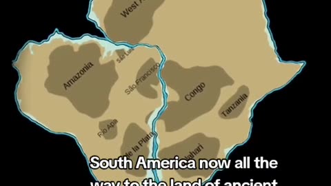 WHAT THEY KEEP HIDDEN, SOUTH AMERICA AND AFRICA were CONNECTED.