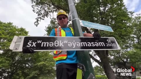 Vancouver just renamed Trutch Street to Šxʷməθkʷəy̓əmsəm Street to be inclusive
