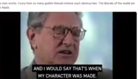 George Soros does not regret confiscating Jewish belongings for the Nazis