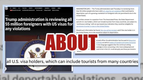 Fact Check: Number Of Foreigners On Visas Living In The U.S. NOT 55 Million -- Closer To 16 Million