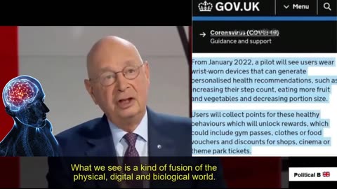(2016) Klaus Schwab Wearables- "In the next 10-years we will implant them in our clothes. We could imagine that we implant them in our brains or in our skin and then direct communication between brain & digital world."