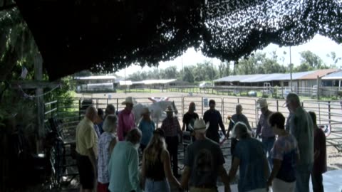 Skipper Calder & Cowboy-up Ministry bring horse training with a message at 11am.