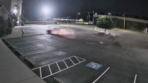 PD chase ends with crash into church