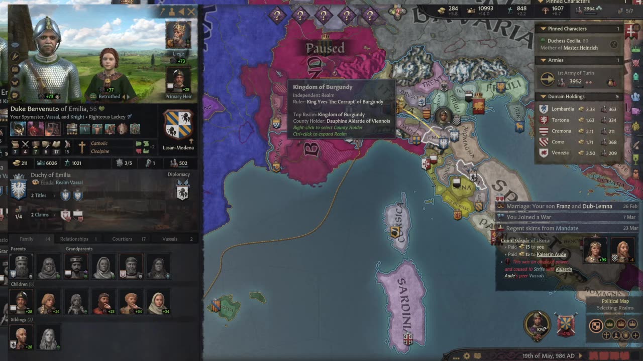 The Humble Beginnings of TRUMP EP 48 Crusader Kings III (Adventure Playthrough)