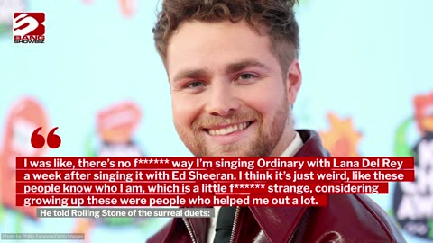 Alex Warren finds it's 'weird' being able to duet with Ed Sheeran and Lana Del Rey