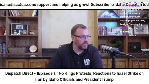 Dispatch Direct (Ep. 1) No Kings Protests Tomorrow, Israel Attacks Iran