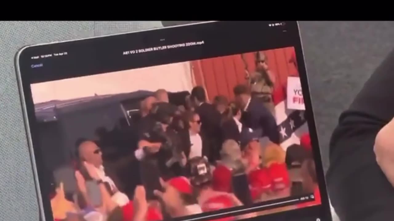 New video-Butler Pennsylvania of Trump Getting In His Car