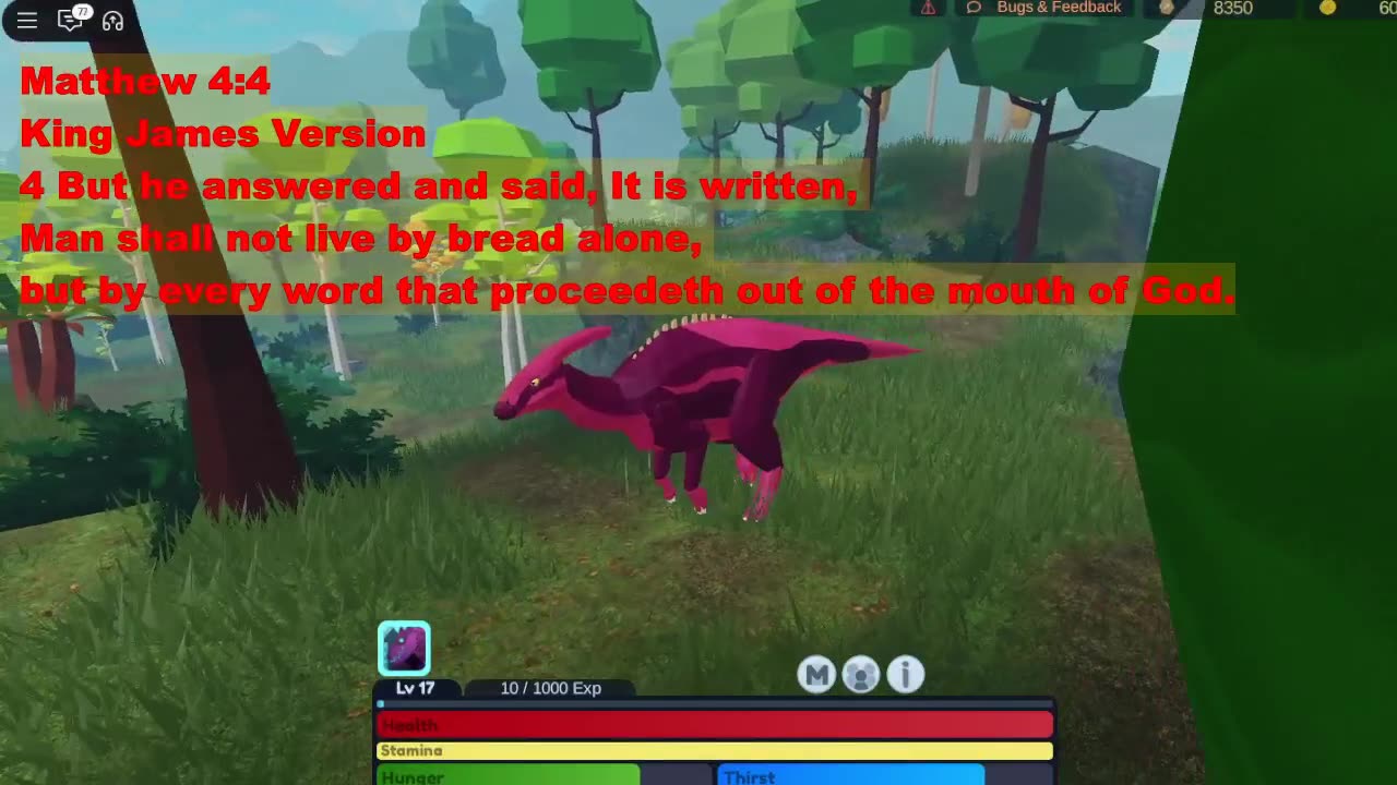 Bible verse Matthew 4:4 KJV