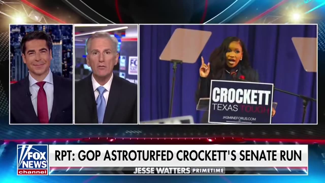 MCCARTHY: Jasmine Crockett Makes Kamala Harris Look SMART