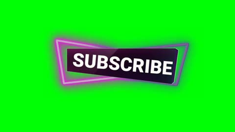 Green screen subscribe 🌱