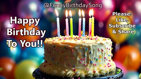 Happy Birthday To You (Blues Rock Version 2) | Hilarious, Gritty Birthday Anthem