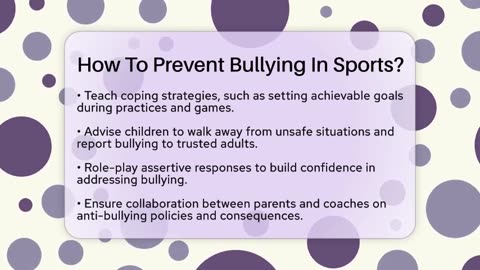 How To Prevent Bullying In Sports_ - Better Family Relationships