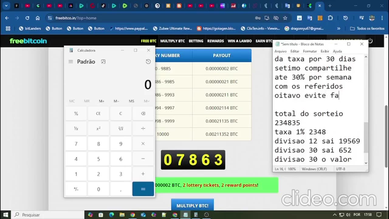 freebitcoin e outras faucet
