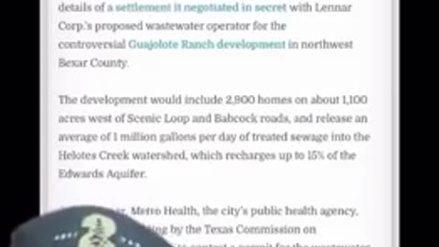 Stop this now! “The Edwards Trinity Aquifer in Texas is under attack