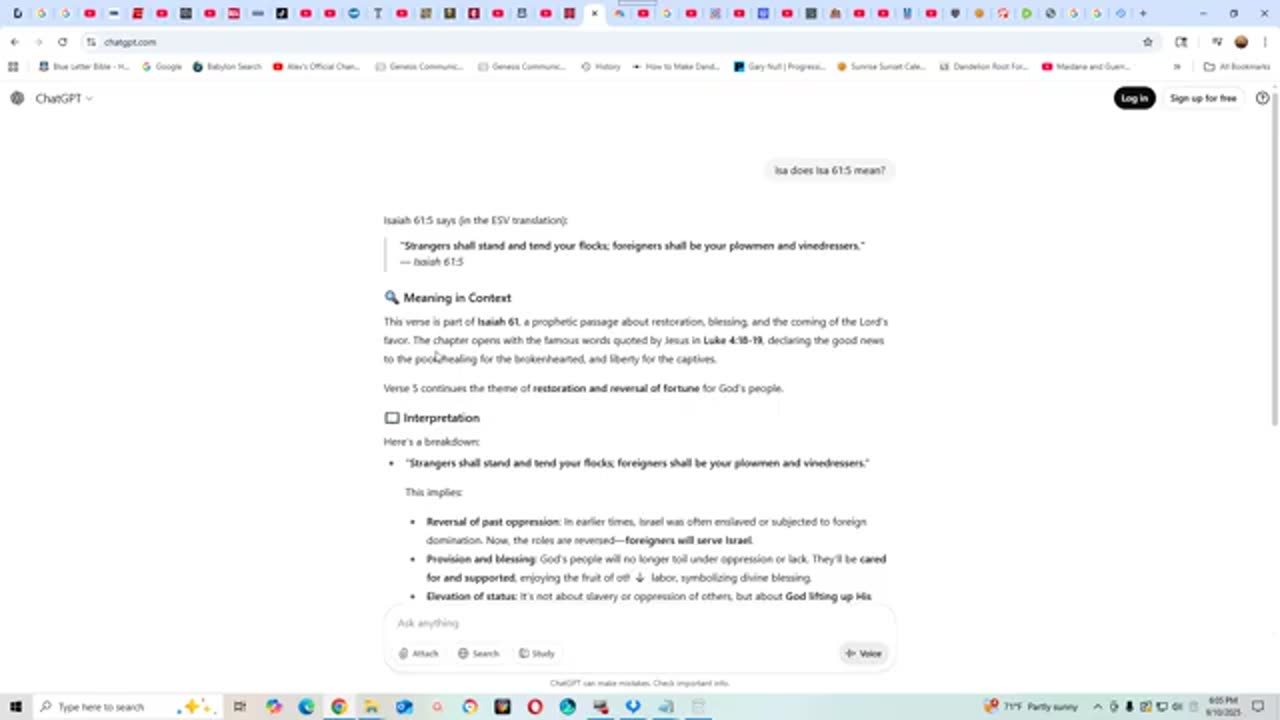 Isaiah 61:5 A reversal of fortune for the Israelites only!!!