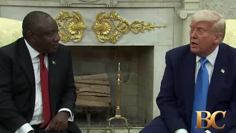 Trump confronts South African president with video on treatment of White farmers