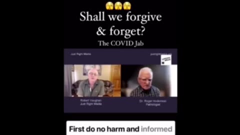 Shall we Forgive & Forget？ [COVID-19 Bioweapon aka Vaccine]