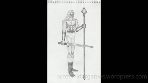 Barbarian Pencil Sketch Video #6 (12-10-2025)