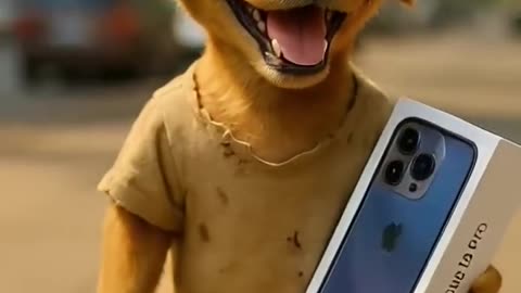 The poor dog have old phone 📱