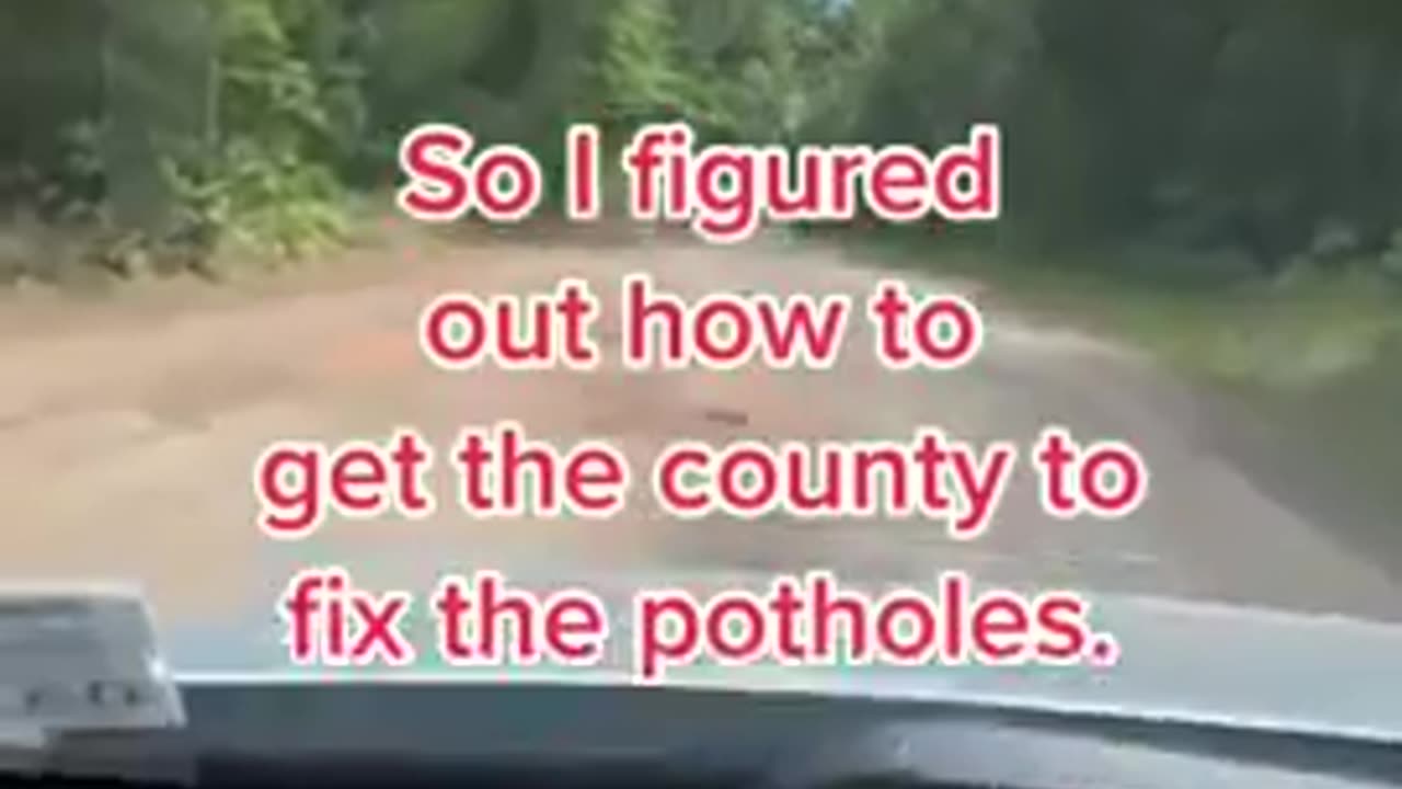 This guy figured out a clever way for his county to fix potholes