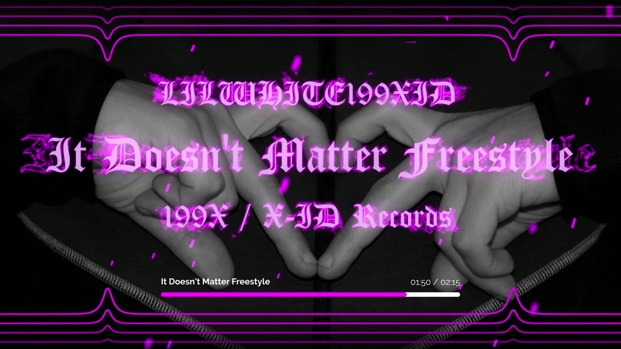 LILWHITE199XID X It Doesn't Matter Freestyle (Visualizer)