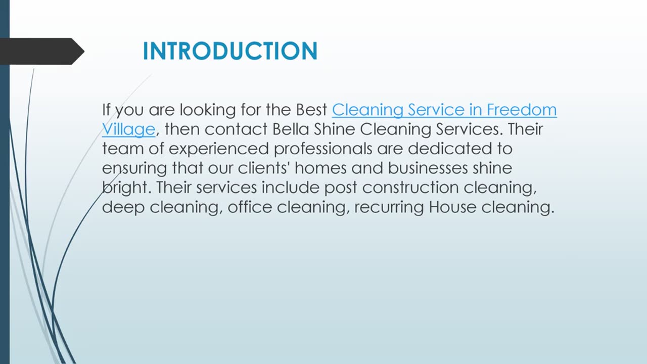 Top Cleaning Service in Freedom Village