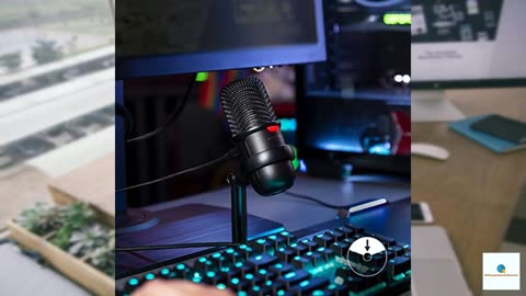 HyperX SoloCast – USB Condenser Gaming Microphone, for PC, PS4, PS5 and Mac, Tap-to-Mute S